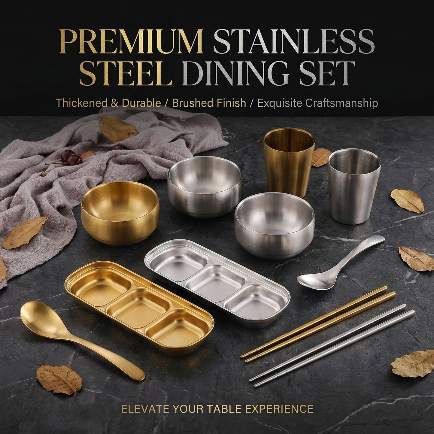 Korean-style 304 stainless steel bowl