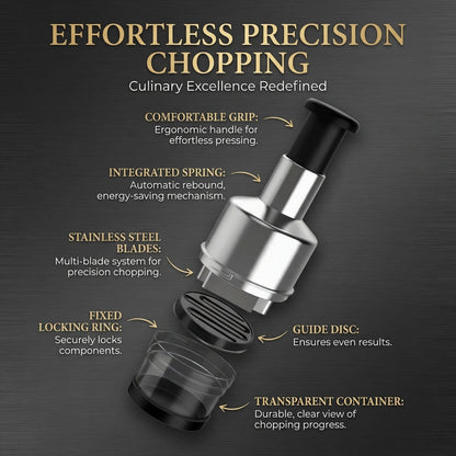 Multi-functional garlic chopper